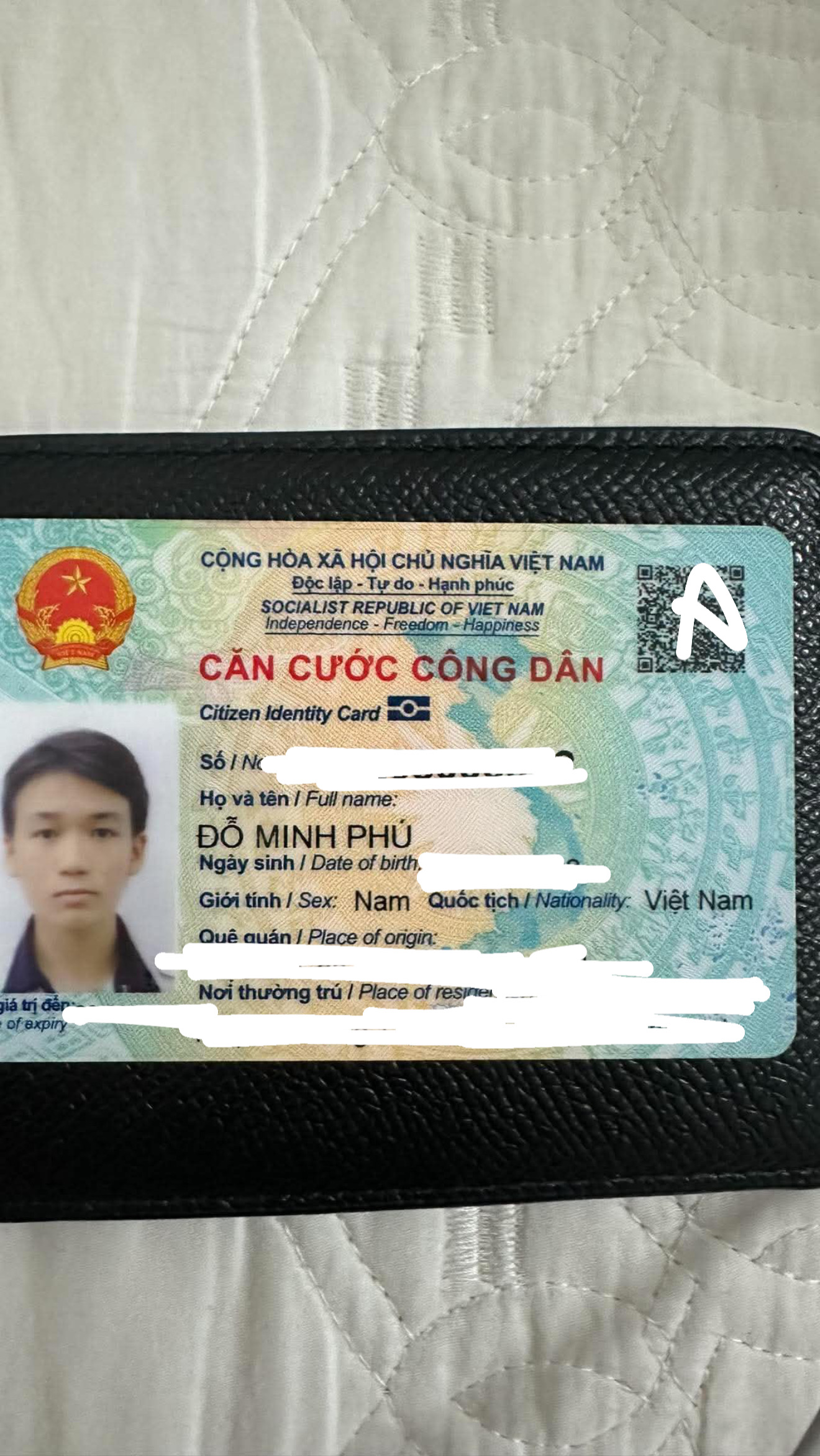 Rơi ví ở Hồ Chí Minh tên Đỗ Minh Phú