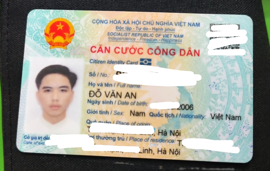 📌 tìm ví rơi tại Hà Nội tên Đỗ Văn An 2006